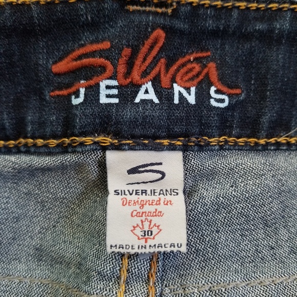 Silver‎ Jeans Karli Distressed Bermuda Jean Shorts Size 30 - Picture 7 of 12